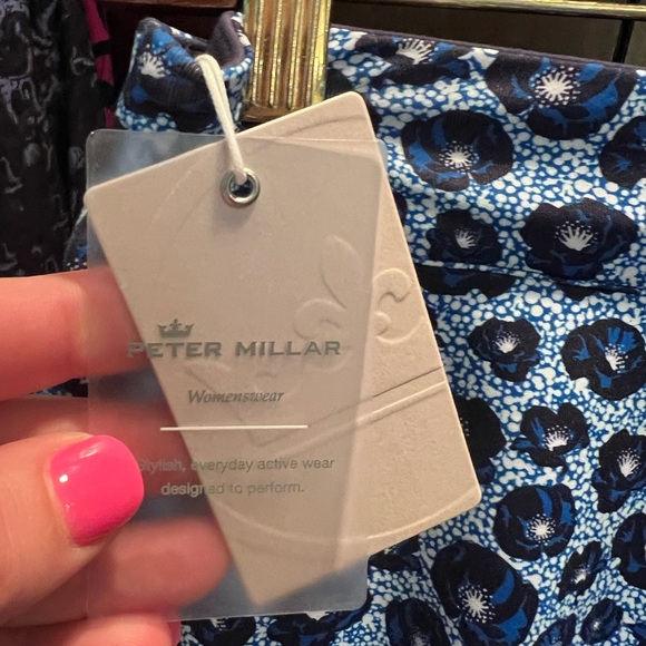 Peter Millar Golf Skort NWT Navy White Blue - Picture 5 of 6